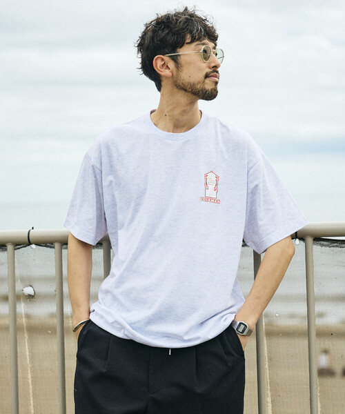 COLEMAN（コールマン）の「Coleman/コールマン 別注 Trekking Goods バックプリント スピンドルTシャツ（Tシャツ/カットソー・メンズ・チャコールグレー/ホワイト/ライトグレー/ブルー・MEDIUM/SMALL/LARGE）」の7枚目の写真