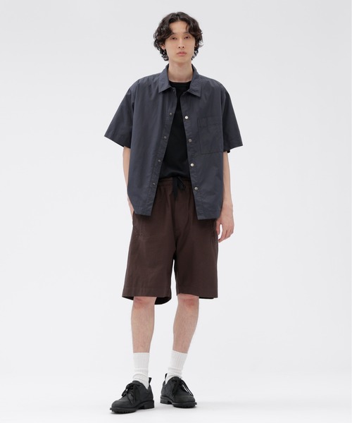 MHL.(エムエイチエル)の「COTTON NYLON VOILE(シャツ/ブラウス・メンズ・チャコール/グリーン・SMALL/MEDIUM/LARGE)」の8枚目の写真