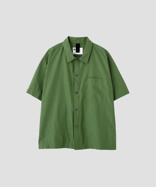 MHL.(エムエイチエル)の「COTTON NYLON VOILE(シャツ/ブラウス・メンズ・チャコール/グリーン・SMALL/MEDIUM/LARGE)」の6枚目の写真