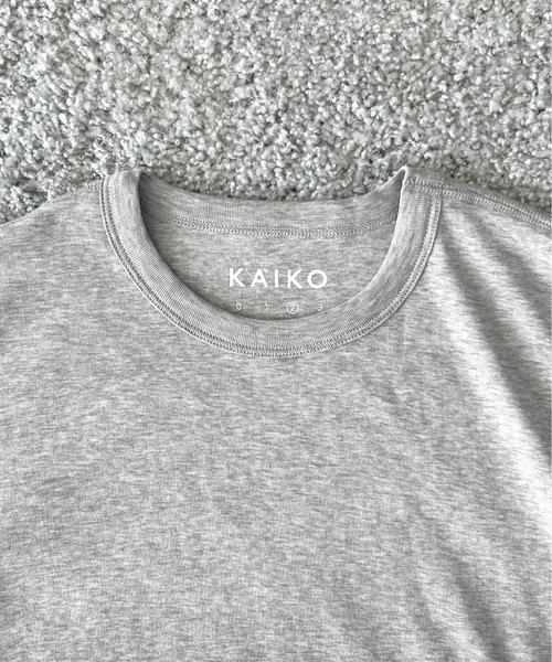 KAIKO(カイコー)の「KAIKO Double t-shirts(Tシャツ/カットソー・メンズ・トップグレー・3/2/1)」の6枚目の写真