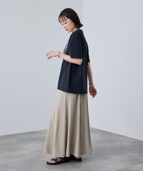 CROSS FUNCTION(クロスファンクション)の「《UV》エブ楽 Brooklynフォトプリント クール Tシャツ【CROSS FUNCTION/クロスファンクション】(Tシャツ/カットソー・レディース・オフホワイト/チャコールグレー・LL/L/M)」の14枚目の写真