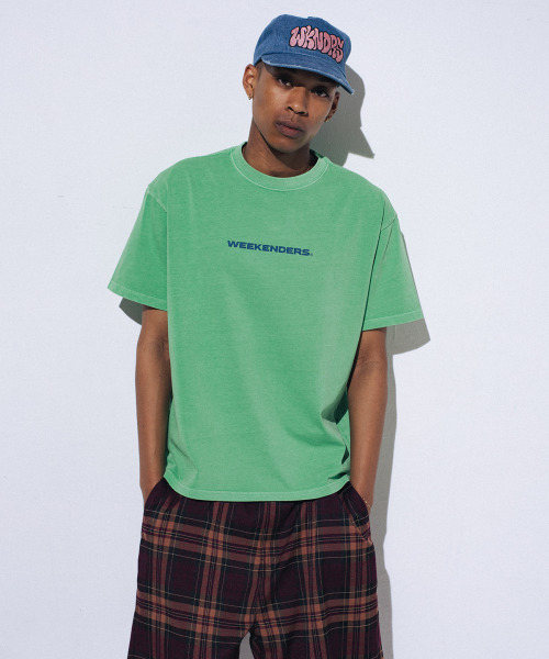WKNDRS(ウィーキャンドース)の「B-LOGO T-SHIRT (GREEN)(Tシャツ/カットソー・レディース・その他・LARGE/X-LARGE/SMALL/MEDIUM)」の6枚目の写真