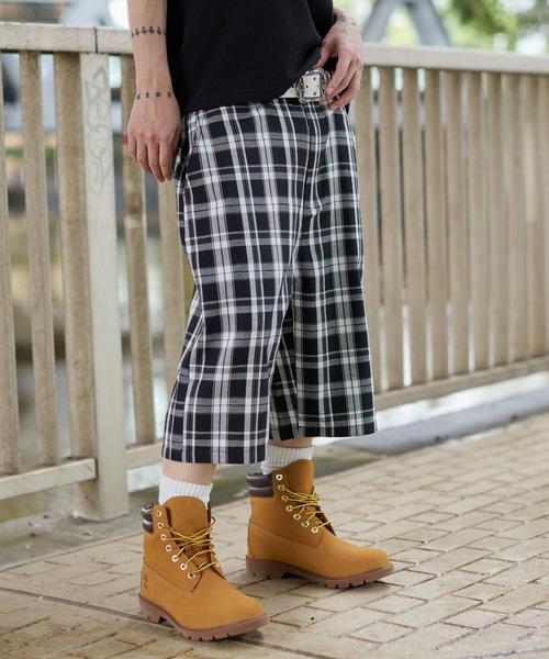 WEGO(ウィゴー)の「WEGO/【26年春夏新作】バギーチェックショーツ(その他パンツ・メンズ・レッド系その他2/ブラック系その他2・MEDIUM/LARGE)」の10枚目の写真