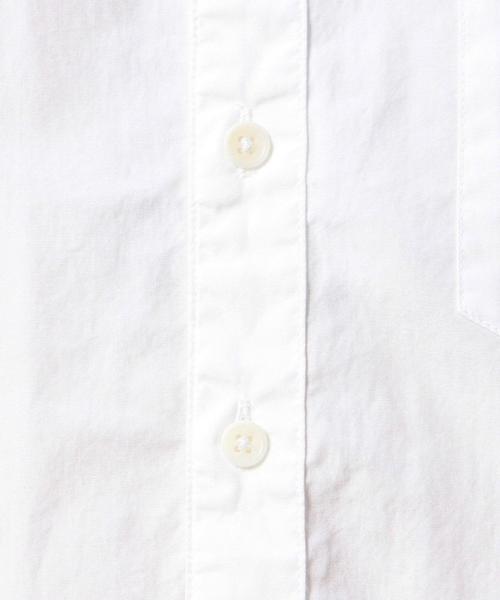 MHL.（エムエイチエル）の「＜MHL.＞ 11 POPLIN N/C SHT/シャツ（シャツ/ブラウス・メンズ・ホワイト/オリーブ・LARGE/MEDIUM）」の5枚目の写真