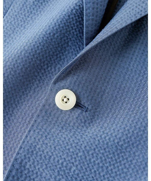 DoCLASSE( ドゥクラッセ)の「MARZOTTO(マルゾット)サッカーJK(テーラードジャケット・メンズ・ネイビー/ダークグリーン/ライトブルー/ベージュ・LL/M/L/S/3L)」の7枚目の写真