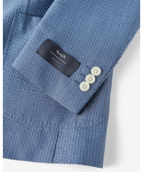 DoCLASSE( ドゥクラッセ)の「MARZOTTO(マルゾット)サッカーJK(テーラードジャケット・メンズ・ネイビー/ダークグリーン/ライトブルー/ベージュ・LL/M/L/S/3L)」の9枚目の写真