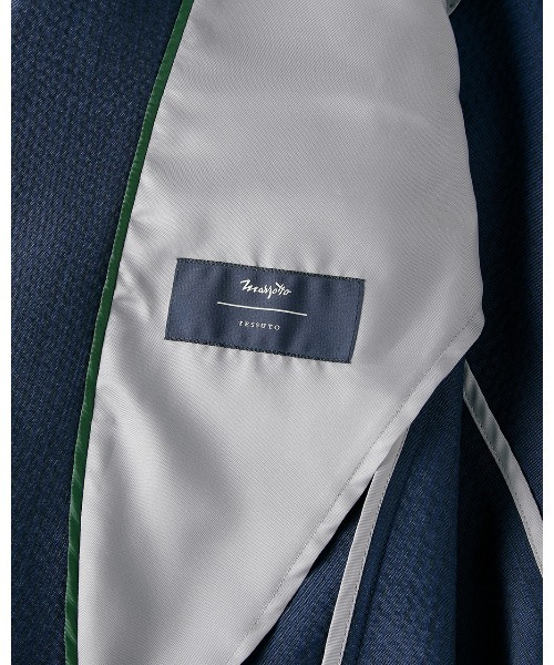 DoCLASSE( ドゥクラッセ)の「MARZOTTO(マルゾット)サッカーJK(テーラードジャケット・メンズ・ネイビー/ダークグリーン/ライトブルー/ベージュ・LL/M/L/S/3L)」の14枚目の写真