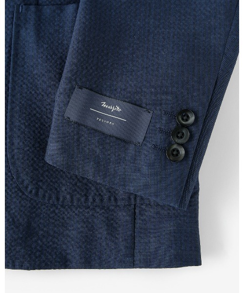 DoCLASSE( ドゥクラッセ)の「MARZOTTO(マルゾット)サッカーJK(テーラードジャケット・メンズ・ネイビー/ダークグリーン/ライトブルー/ベージュ・LL/M/L/S/3L)」の15枚目の写真