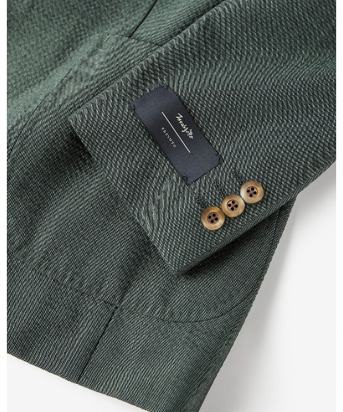 DoCLASSE( ドゥクラッセ)の「MARZOTTO(マルゾット)サッカーJK(テーラードジャケット・メンズ・ネイビー/ダークグリーン/ライトブルー/ベージュ・LL/M/L/S/3L)」の21枚目の写真