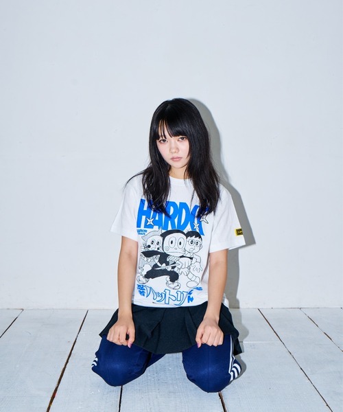 ハードコアチョコレート（ハードコアチョコレート）の「忍者ハットリくん(への字口ホワイト)（Tシャツ/カットソー・メンズ・ホワイト・XX-LARGE/X-LARGE/LARGE）」の7枚目の写真