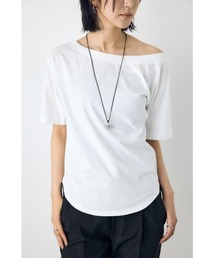 【サイズ,身長別画像あり】【接触冷感】ひんやり♪クールタッチワンショルダーカットトップス 夏服 春服