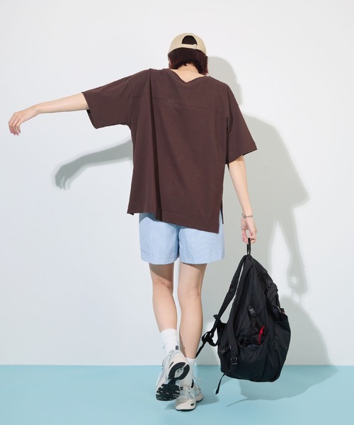 ABYS(アビス)の「オリジナルタグ付きストライプショートパンツ(その他パンツ・レディース・ネイビー/ブルー・FREE)」の10枚目の写真