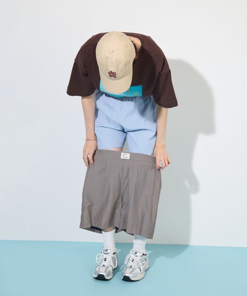 ABYS(アビス)の「オリジナルタグ付きストライプショートパンツ(その他パンツ・レディース・ネイビー/ブルー・FREE)」の13枚目の写真