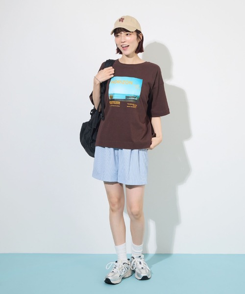 ABYS(アビス)の「オリジナルタグ付きストライプショートパンツ(その他パンツ・レディース・ネイビー/ブルー・FREE)」の15枚目の写真