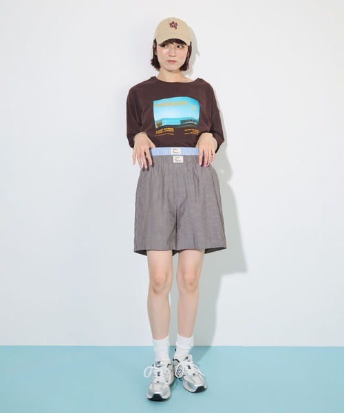 ABYS(アビス)の「オリジナルタグ付きストライプショートパンツ(その他パンツ・レディース・ネイビー/ブルー・FREE)」の16枚目の写真