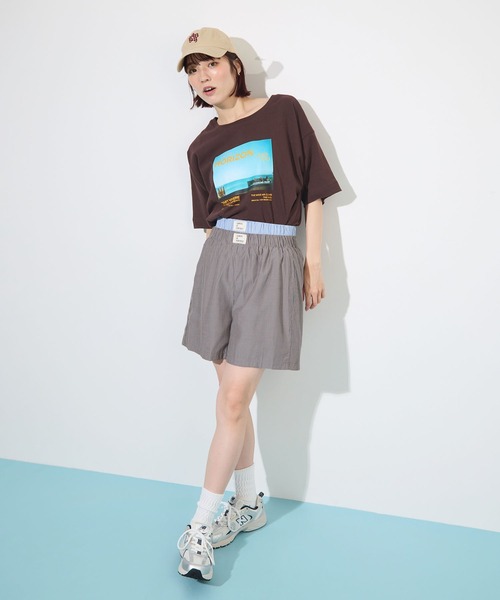ABYS(アビス)の「オリジナルタグ付きストライプショートパンツ(その他パンツ・レディース・ネイビー/ブルー・FREE)」の17枚目の写真