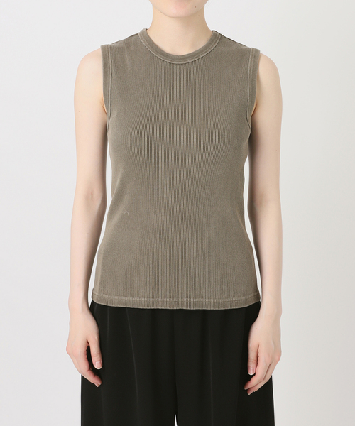 Deuxieme Classe（ドゥーズィエムクラス）の「* Vintage ノースリーブ Tシャツ（Tシャツ/カットソー・レディース・カーキ・FREE）」の7枚目の写真