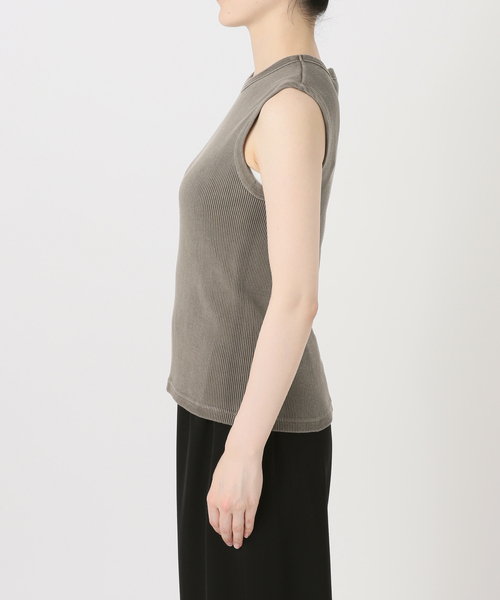 Deuxieme Classe（ドゥーズィエムクラス）の「* Vintage ノースリーブ Tシャツ（Tシャツ/カットソー・レディース・カーキ・FREE）」の8枚目の写真