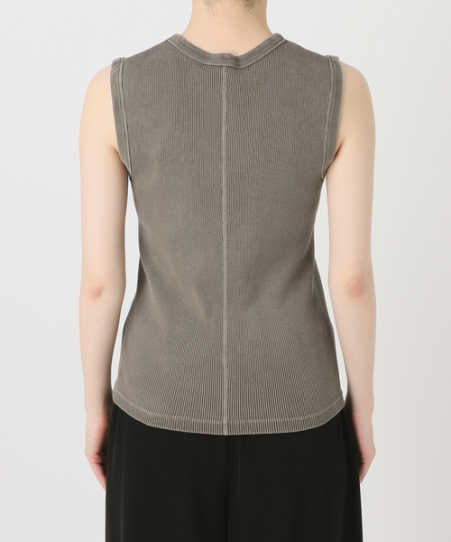 Deuxieme Classe（ドゥーズィエムクラス）の「* Vintage ノースリーブ Tシャツ（Tシャツ/カットソー・レディース・カーキ・FREE）」の10枚目の写真