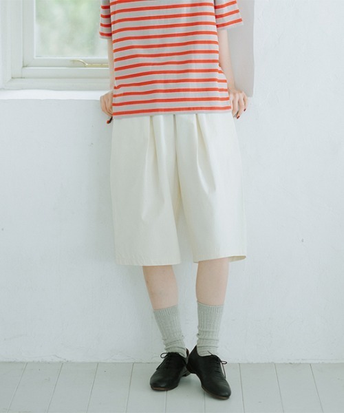 オローネ(オローネ)の「モスモスハーフパンツ(その他パンツ・レディース・アイボリー/ブラック・FREE)」の7枚目の写真