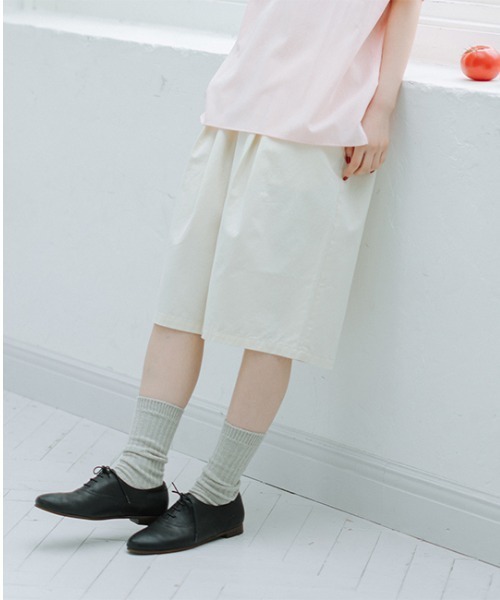 オローネ(オローネ)の「モスモスハーフパンツ(その他パンツ・レディース・アイボリー/ブラック・FREE)」の11枚目の写真