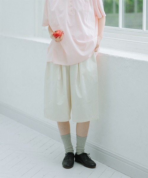 オローネ(オローネ)の「モスモスハーフパンツ(その他パンツ・レディース・アイボリー/ブラック・FREE)」の10枚目の写真