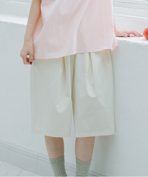 オローネ(オローネ)の「モスモスハーフパンツ(その他パンツ・レディース・アイボリー/ブラック・FREE)」の13枚目の写真