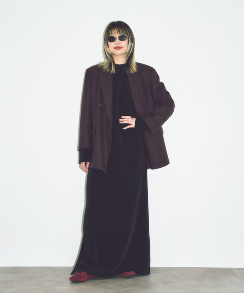 CITYSHOP（シティーショップ）の「《追加》VELVET LEAN KAFTAN DRESS：ワンピース（ワンピース・レディース・ベージュ/ブラック・36/38）」の17枚目の写真