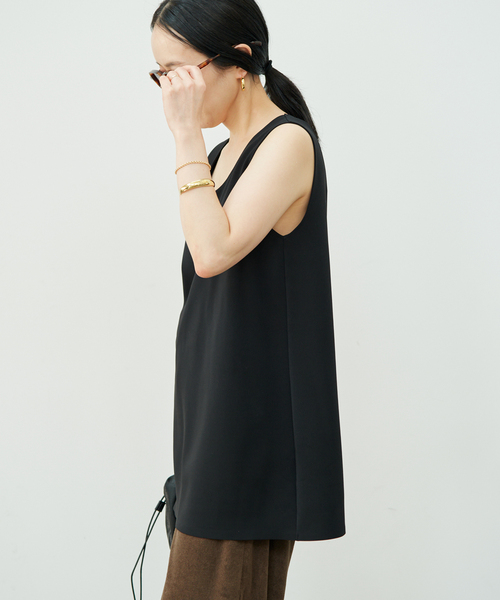 plage(プラージュ)の「《追加》Minimal Long タンクトップ 2(タンクトップ・レディース・ブラック・FREE)」の20枚目の写真