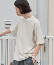 Healthknit | Healthknit/ヘルスニット Narrow Border Jersey Wide Crew S/S ナローボーダー ワイドクルーネック半袖Tシャツ 抗菌防臭 細ボーダー オーバーサイズ メンズ  2026年 夏 夏服(Tシャツ/カットソー)