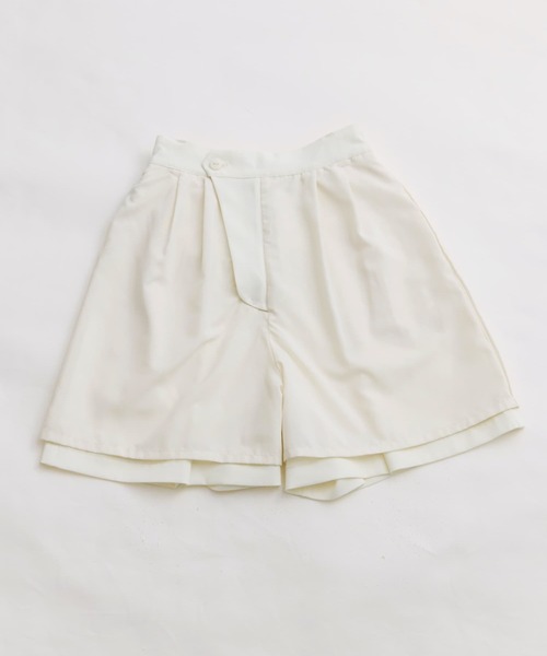 COHINA（コヒナ）の「【接触冷感/抗ピリング】ツイルストレッチキュロット　 【低身長・小柄女性】（その他パンツ・レディース・オフホワイト/グレイッシュベージュ・ONE SIZE）」の5枚目の写真
