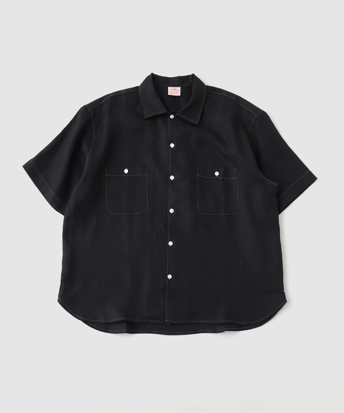 CONCHON QUINETTE / コンションキネット 別注 LINEN STITCH S/S SH