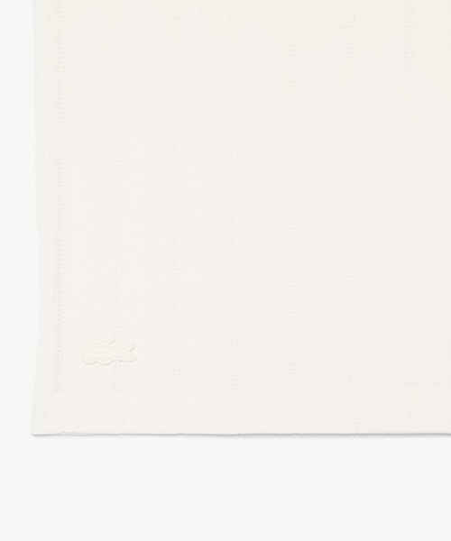 LACOSTE(ラコステ)の「針抜きストライプタンクトップ(タンクトップ・メンズ・オフホワイト・3/5/4)」の3枚目の写真