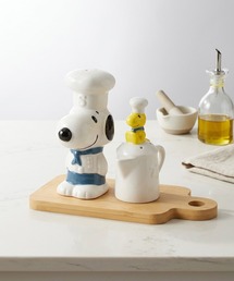 PEANUTS（ピーナッツ）の「PEANUTS/ピーナッツ　スヌーピー　ソルト＆ペッパーセット シェフスヌーピー（食器）」