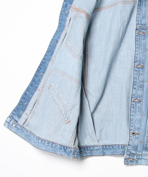 DIESEL(ディーゼル)の「ウィメンズ デニムジャケット DE-LIN(デニムジャケット・レディース・インディゴブルー・MEDIUM/X-SMALL/XX-SMALL/SMALL)」の2枚目の写真
