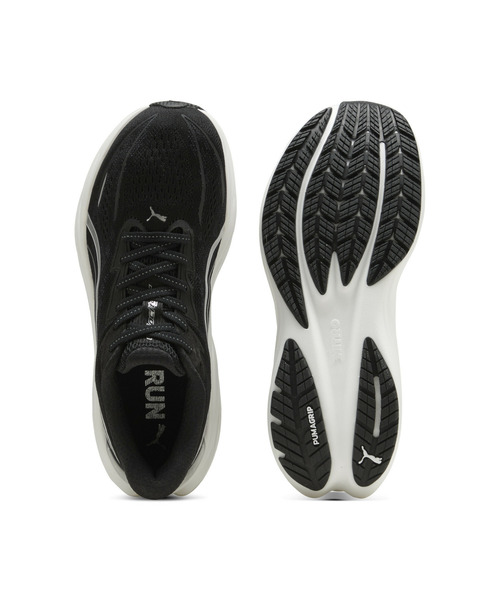 PUMA(プーマ)の「PUMA プーマ ウィメンズ ヴェロシティ ニトロ 5 ワイド ランニングシューズ(スニーカー・レディース・ブラック×ホワイト/ブラック・25.0cm/25.5cm/26.0cm/24.5cm/23.0cm/23.5cm/24.0cm/22.5cm)」の11枚目の写真