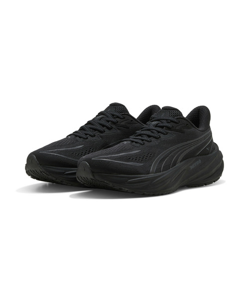 PUMA(プーマ)の「PUMA プーマ ウィメンズ ヴェロシティ ニトロ 5 ワイド ランニングシューズ(スニーカー・レディース・ブラック×ホワイト/ブラック・25.0cm/25.5cm/26.0cm/24.5cm/23.0cm/23.5cm/24.0cm/22.5cm)」の3枚目の写真