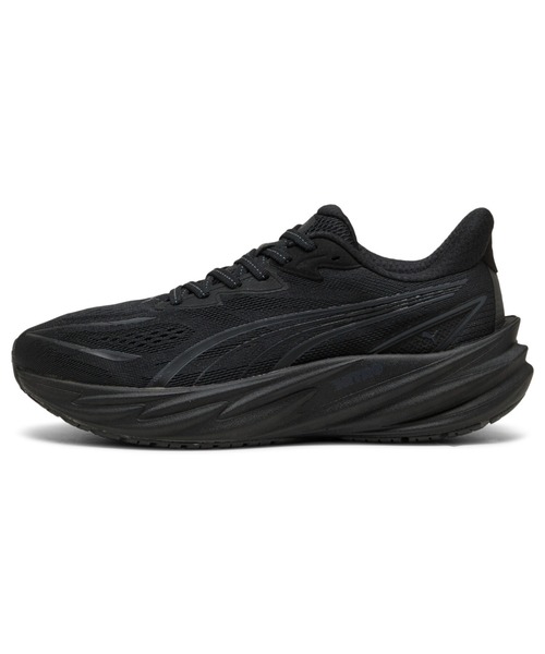 PUMA(プーマ)の「PUMA プーマ ウィメンズ ヴェロシティ ニトロ 5 ワイド ランニングシューズ(スニーカー・レディース・ブラック×ホワイト/ブラック・25.0cm/25.5cm/26.0cm/24.5cm/23.0cm/23.5cm/24.0cm/22.5cm)」の2枚目の写真