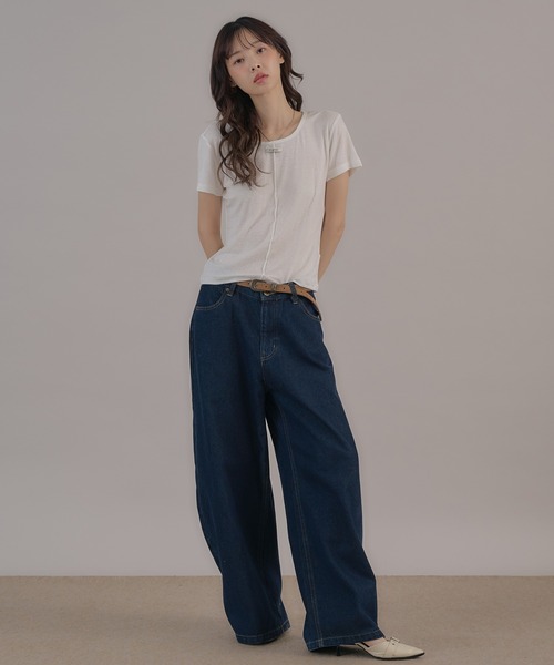 apres jour mignon(アプレジュールミニョン)の「タグ付きシアートップス(Tシャツ/カットソー・レディース・グレー/オフホワイト/ピンク/ブルー/ブラウン系その他・LARGE/フリー)」の20枚目の写真
