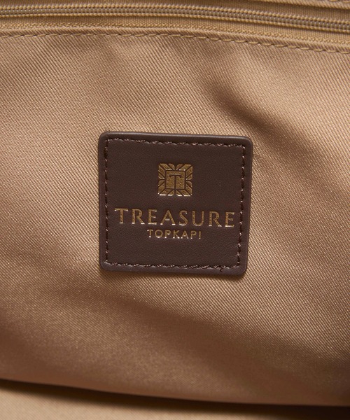 TREASURE TOPKAPI(トレジャートプカピ)の「【TREASURE TOPKAPI】ストライプハンドル キルティング 2way トートバッグ A4対応 / 軽量(トートバッグ・レディース・ブラック/ダークオリーブ/ベージュ・FREE)」の18枚目の写真