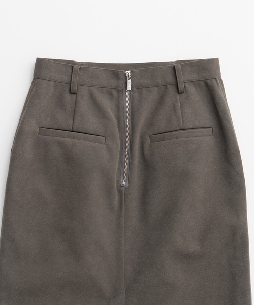 PRANK PROJECT（プランクプロジェクト）の「【2026Autumn Pre-Order】レイヤードヘムスエードスカート / Layered Hem Suede Skirt（スカート・レディース・グレー・38/36）」の9枚目の写真