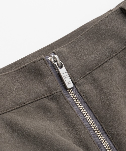 PRANK PROJECT（プランクプロジェクト）の「【2026Autumn Pre-Order】レイヤードヘムスエードスカート / Layered Hem Suede Skirt（スカート・レディース・グレー・38/36）」の10枚目の写真