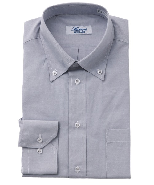 Karlas（カルラス）の「メンズドレスシャツ 長袖シャツ セミワイド 形態安定加工 T/C Andirons BLUE LAVEL（シャツ/ブラウス・メンズ・その他6/その他8/その他4/その他3/その他7/その他5/その他1/その他2・M/L/LL）」の5枚目の写真
