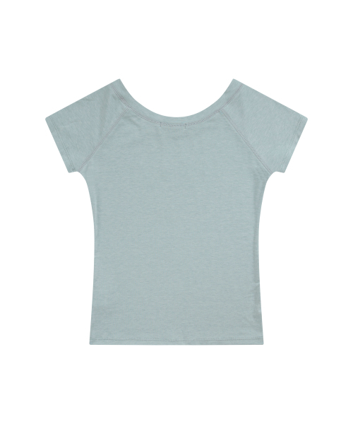 ASON(アズオン)の「MONO REGLAN TEE / LIGHT BLUE(Tシャツ/カットソー・レディース・その他・FREE)」の3枚目の写真