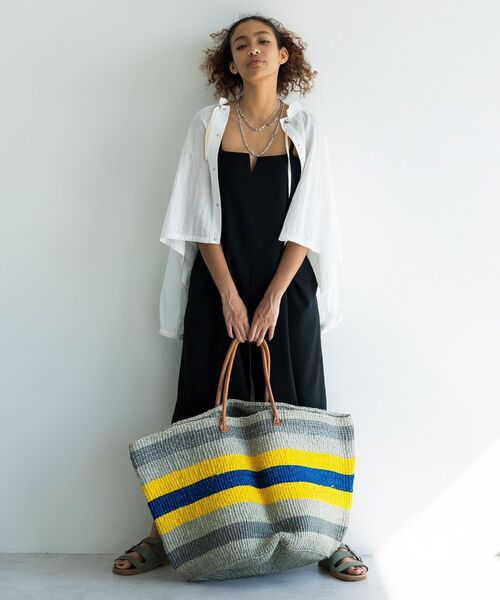 GARAGE OF GOOD CLOTHING(ガレージオブグッドクロージング)の「【日本製】綿麻混ショートパンツオールインワン(サロペット/オーバーオール・レディース・ブラック/グレイッシュベージュ・FREE)」の11枚目の写真