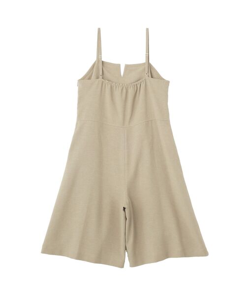 GARAGE OF GOOD CLOTHING(ガレージオブグッドクロージング)の「【日本製】綿麻混ショートパンツオールインワン(サロペット/オーバーオール・レディース・ブラック/グレイッシュベージュ・FREE)」の19枚目の写真