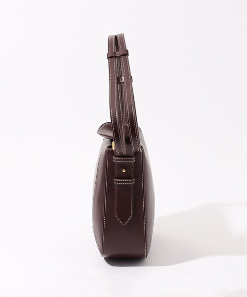 L'Avenir(ラヴェニール)の「【別注】L'Avenir レザー ショルダーバッグ(ショルダーバッグ・メンズ・ダークブラウン/ブラック・FREE)」の4枚目の写真