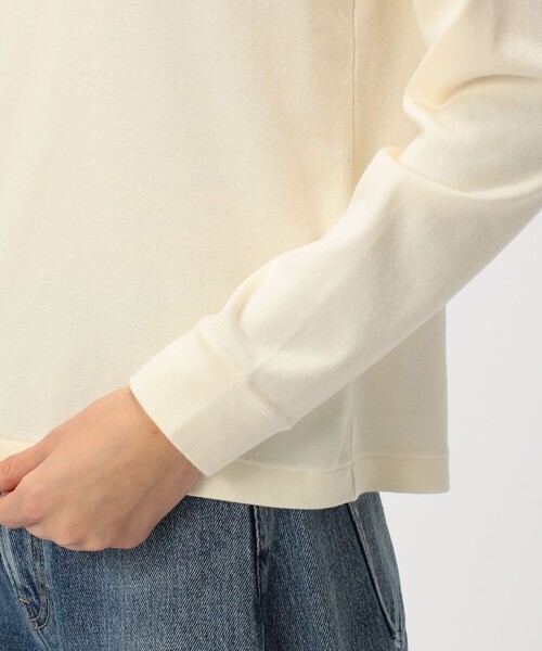 GALERIE VIE(ギャルリー ヴィー)の「コットンカシミヤジャージー ハイネックプルオーバー(Tシャツ/カットソー・レディース・ホワイト/ベージュ・FREE)」の9枚目の写真