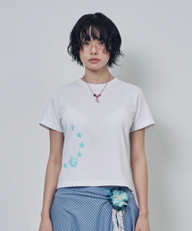 サークルスターロゴ半袖Tシャツホワイト
