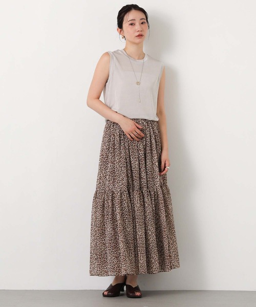 Gready Brilliant(グレディブリリアン)の「シャイニークルーノースリーブ(Tシャツ/カットソー・レディース・ブラウン/チャコールグレー/グレイッシュベージュ・FREE)」の20枚目の写真